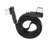 sourcing map Câble plat USB C, adaptateur mâle vers mâle à angle droit de 50 cm, en silicone, vitesse de 480 Mbps, câbles plats d'extension de type C pour téléphone, tablette, ordinateur portable