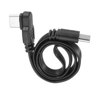 sourcing map Câble plat USB C, adaptateur USB C vers USB C à angle droit de 30 cm en silicone, vitesse de 480 Mbps, câbles plats d'extension de type C pour téléphone, tablette, ordinateur portable