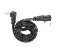 sourcing map Câble plat USB C, câble de charge de type C à angle droit de 50 cm, câble de charge en silicone 480 Mbit/s de vitesse de type C, câbles plats d'extension pour téléphone, tablette