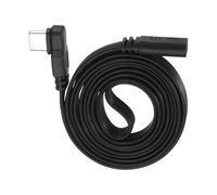 sourcing map Câble plat USB C de 100 cm à angle droit type C mâle vers femelle en silicone 480 Mbit/s Vitesse Type-C Extension Câbles plats pour téléphone, tablette, ordinateur portable, chargeurs de