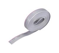 sourcing map Câble ruban plat de 2 m de long, pas de 1 mm, 10 broches pour connexion AWM 2651 Gris