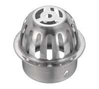 sourcing map Cache-grille d'aération en maille de PVC de 7,6 cm en acier inoxydable 304, filtre de protection de gouttière, filtre de tuyau d'échappement conique pour grille d'aération de toit