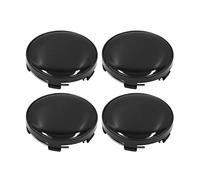 sourcing map Cache-Moyeu De Roue 60mm 5 Cosses Noir 4pc pour Voiture