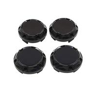 sourcing map Cache-Moyeu De Roue Noir 4pcs 64mm À 4 Clips pour Voiture