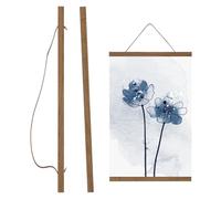 sourcing map Cadre magnétique pour accrocher une affiche, 50,8 cm, cadre en bois pour impressions, art mural, photos, cartes, teck