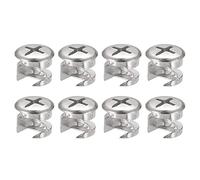 sourcing map Cam Serrure Écrou pour Meubles, 24pcs 13x11mm Joint Connecteur Serrage Écrous Meubles Connexion Cam Raccords