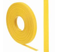 sourcing map Canne à tisser en papier et rotin de 12 plis, 1,5 cm de large, fournitures pour la fabrication de paniers et loisirs créatifs, décoration d'intérieur, jaune