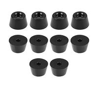 sourcing map Caoutchouc Meubles Tampons 25mm x 20mm Antidérapant Pare-Chocs 15mm Hauteur 10Pcs