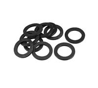 sourcing map Caoutchouc Plat Rondelles 35mm OD 24mm ID 3mm Épaisseur pour Tuyau Eau Tube Paquet de 10