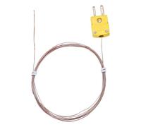 sourcing map Capteur de température thermocouple de type K, portée de mesure de 3 m -50C-482C pour thermomètre, fil OD de 1 mm