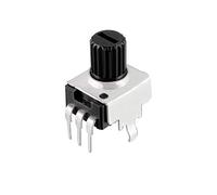 sourcing map Carbon Film Potentiomètre 20KOhm Variable Résisteur Tour unique Rotatif 5Pcs