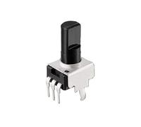 sourcing map Carbon Film Rotatif Potentiomètre 10KOhm Variable Résisteur Tour unique 5Pcs Conception de demi-arbre