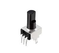 sourcing map Carbon Film Rotatif Potentiomètre 50KOhm Variable Résisteur Tour unique 10Pcs Longueur arbre 12 mm