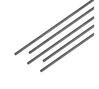 sourcing map Carbone Fibre Barre Support Pôles pour RC Avion Bricolage Projets 1mm Matte Pôle US 200mm 7.8 Pouces 5pcs