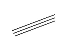 sourcing map Carbone Fibre Tige, 0,5mm x 100mm pour RC Avion Bricolage Outil Aile Tube Quadcopter Bras, Paquet de 3