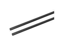 sourcing map Carbone Fibre Tige, 5.5mm x 300mm pour RC Avion Bricolage Outil Aile Tube Quadcopter Bras, Paquet de 2