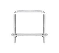 sourcing map Carré U-Boulons, 2 Ensembles 67mm(2.64") Interne Largeur 80mm Longueur M6 304 Inox Acier U Pince Boulon avec Écrous et Plates, pour Remorque Bateau