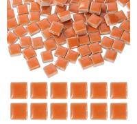 sourcing map Carreaux de mosaïque carrés de 9 mm, 300 g de carreaux de mosaïque en céramique émaillée en vrac pour vase, pots de fleurs, décoration d'aquarium, projet de jardin, loisirs créatifs