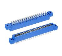 sourcing map Carte Bord Connecteur Bleu Prise 36 Broche soudur Oeillet 3.96mm Pas pour Imprimé PCB Circuit Planche, Arcade, Paquet de 2