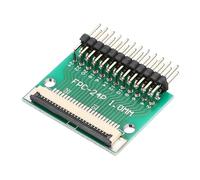 sourcing map Carte de connecteur FFC FPC 24 broches prise 1 mm vers double rangée de broches coudées 2,54 mm, adaptateur rabattable pour TV LCD, appareil photo numérique, ordinateur portable