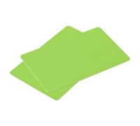 sourcing map Cartes PVC Vert Carte plastique 14mil pour Diamètre Interne Badge Imprimante Graphique Qualité Paquet 50