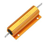 sourcing map Cas Alum Resistance 100W 2,5 Ohm pour bobine Convert 100W LED échange 2.5RJ