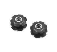 sourcing map Casque Écrou Embase Étoile 2Pcs Métal pour Fourche VTT 28.6mm