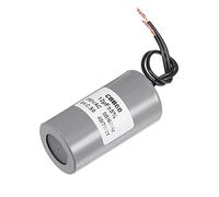 sourcing map CBB60 Marche Condensateur 12uF 250V AC 2 Fils 50/60Hz Cylindre 73x38mm pour Compresseur Eau Pompe Moteur