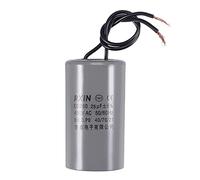 sourcing map CBB60 Marche Condensateur 25uF 450V AC 2 Fils 50/60Hz Cylindre 75x42mm pour Air Compresseur Eau Pompe Moteur