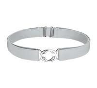 sourcing map Ceinture extensible pour femme, ceintures élastiques invisibles avec boucle plate pour robes, jeans, pantalons décontractés, gris clair
