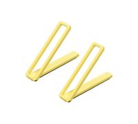 sourcing map- Cellulaires Béquille, 2Paquet Coller Pliable pour Tablettes, 56x14x3,3mm Jaune
