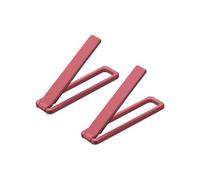 sourcing map- Cellulaires Béquille, 2Paquet Coller Pliable pour Tablettes, 56x14x3,3mm Rouge