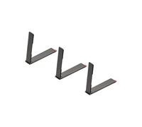 sourcing map- Cellulaires Béquille, 3Paquet Magnétique Pliable pour Tablettes, 50x11x3mm Noir