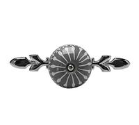 sourcing map Céramique Vintage Bouton Tiroir Poignée Garde-robe Cuisine Porte Gris