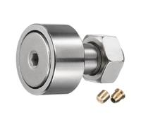 sourcing map CF16/KR35 PPX Roulement de rail de suivi de came en acier inoxydable 440, diamètre du rouleau de 35 mm, type de goujon M16 (douille hexagonale)