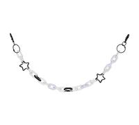 sourcing map Chaîne de pantalon hip-hop, chaîne de pantalon punk, chaîne de jeans en acrylique gothique, chaînes de poche superposées pour femmes et hommes, 57cm x 1.9cm, Métal, Pas de gemme