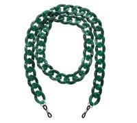 Sourcing map Chaînes pour lunettes pour femme, Chaînes porte-lunettes en acrylique Réglables Lanière pour lunettes de soleil Chaîne porte-collier en perles Anti-perte pour lunettes de soleil, Vert