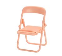 sourcing map Chaise Téléphone Portable Support, Bonbon Couleur Mobile Téléphone Support, Multi-Angle Mini Pliable Chaise Berceau Compatible avec Plupart Téléphone Portable, Rose