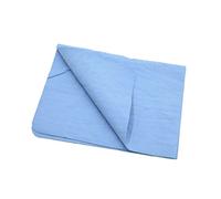 sourcing map Chamois Synthétique Bleu Auto Voiture Lavage à Sec Soins Cloth Serviette 43cm x 32cm