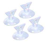 sourcing map Changeurs Ampoule, 35mm Dia. Ventouse Ventouse Lumière Lampe Remplacement Outils pour GU10 MR16 Ampoules, Transparent PVC, Paquet de 4