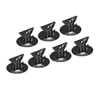 sourcing map Changeurs Ampoule, 35mm Dia. Ventouse Ventouse Lumière Lampe Remplacement Outils pour GU10 MR16 Ampoules, Noir PVC, Paquet de 7