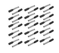 sourcing map Charbon Carbone Brosse Rechange 4mm x 4mm x 13mm pour Générique Électrique Moteur 15 Paires