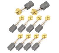 sourcing map Charbon Moteur Carbone Brosse 999021 12,4 x 7,4 x 6,4mm pour Hitachi Électroportatif Outil 10Pcs