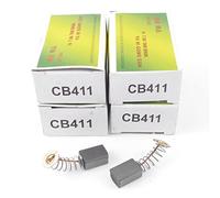 sourcing map Charbon Moteur Carbone Brosse Rechange CB411 6mm x 9mm x 13mm 10Pcs