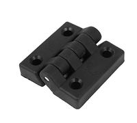 sourcing map Charnière Plastique renforcé 65mm x 65mm noir porte fenêtre Cabinet roulement à billes