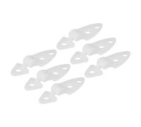 sourcing map Charnières RC 0,7 Pouce x 0,2 Pouce x 0,1 Pouce Réglables pour Pièces d'Avion RC Modèle - Lot de 6