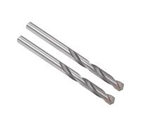 sourcing map Cimenté Carbure Hélicoïdal Forets 4mm Métal Foret Coupeur pour Inox Acier Cuivre Aluminium Zinc Alliage Fer 2 Pcs