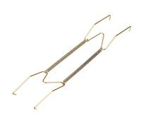 sourcing map Cintre pour assiette, crochets décoratifs muraux invisibles plaqués zinc avec protections de pointes 30,5 cm (type W)