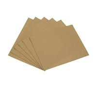 sourcing map Clair Marron EVA Mousse Feuilles 11 x 8 pouce 1.7mm Épaisseur pour Artisanat Bricolage Projets 6Pcs