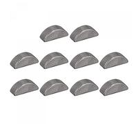 sourcing map Clavette Demi Lune 25pcs 45# Acier 10mm Longueur x 3.7mm Largeur x 3mm Épaisseur Demi-cercle Clé
